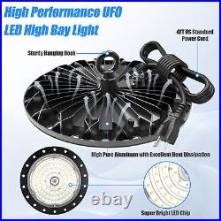 10 Pack 300W UFO LED High Bay Light Garage Industrial Commercial Warehouse Lamp