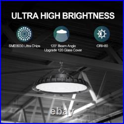 10 Pack 300W UFO LED High Bay Light Industrial Commercial Factory Warehouse Lamp