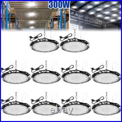 10 Pack 300W UFO LED High Bay Light Shop Industrial Commercial Factory Warehouse