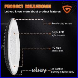 10-Pack 300W UFO LED High Bay Light Shop Industrial Commercial Factory Warehouse 10-Pack 300W UFO LED High Bay Light Shop Industrial Commercial Factory Warehouse