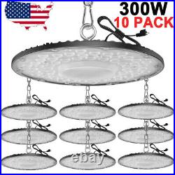 2-Pack 300W UFO LED High Bay Lights – IP65 Waterproof, 50,000 Hour Life, For Warehouse & Factory
