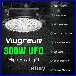 10 Pack 300W UFO LED High Bay Lights Ultra Thin LED Warehouse Lighting Shop Area 10 Pack 300W UFO LED High Bay Lights Ultra Thin LED Warehouse Lighting Shop Area
