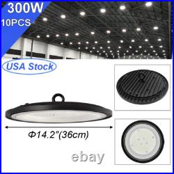 10 Pack 300W UFO Led High Bay Light Commercial Industrial Factory Warehouse Lamp