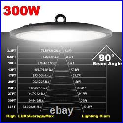 10 Pack 300W UFO Led High Bay Light Commercial Industrial Factory Warehouse Lamp