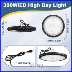 10 Pack 300W UFO Led High Bay Light Commercial Industrial Warehouse Shop Light