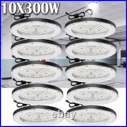 10 Pack 300W UFO Led High Bay Light Commercial Industrial Warehouse Shop Lights
