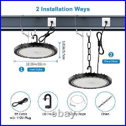 10 Pack 300W UFO Led High Bay Light Factory Warehouse Commercial Led Shop Lights