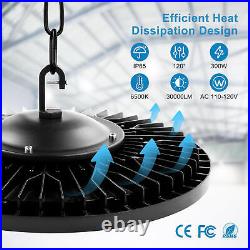 10 Pack 300W UFO Led High Bay Light Factory Warehouse Commercial Led Shop Lights