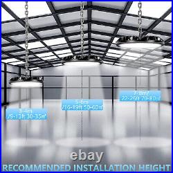 10 Pack 300W UFO Led High Bay Light Factory Warehouse Commercial Light Fixtures