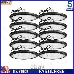 10 Pack 300W UFO Led High Bay Light Warehouse Factory Commercial Light Fixtures