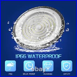 10 Pack 300W UFO Led High Bay Lights Commercial Warehouse Factory Light Fixtures