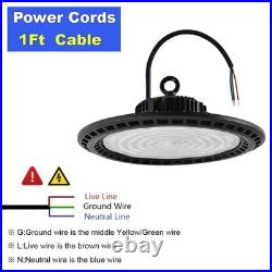 10 Pack 300W UFO Round Led Shop Lights Industrial Commercial High Bay Led Light