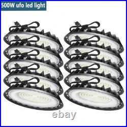 10 Pack 500W Led UFO High Bay Light Commercial Industrial Warehouse Shop Lights