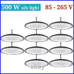 10 Pack 500W UFO LED High Bay Light Commercial Industrial Factory Warehouse Shop