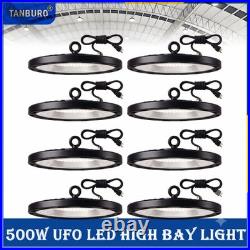 10 Pack 500W UFO LED High Bay Light Industrial Factory Warehouse Shop Commercial