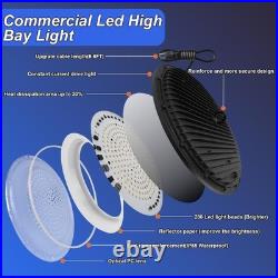 10 Pack 500W UFO LED High Bay Light Industrial Factory Warehouse Shop Commercial