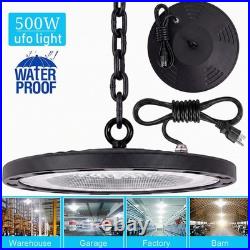 10 Pack 500W UFO LED High Bay Light Industrial Factory Warehouse Shop Commercial