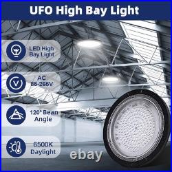 10 Pack 500W UFO LED High Bay Light Industrial Factory Warehouse Shop Commercial