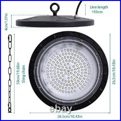 10 Pack 500W UFO LED High Bay Light Industrial Factory Warehouse Shop Commercial