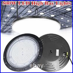 10 Pack 500W UFO LED High Bay Light Shop Industrial Commercial Factory Warehouse