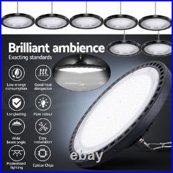 10 Pack 500W UFO LED High Bay Light Shop Industrial Commercial Factory Warehouse