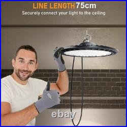 10 Pack 500W UFO LED High Bay Light Shop Industrial Commercial Factory Warehouse