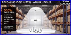 10 Pack 500W UFO LED High Bay Light Shop Industrial Commercial Factory Warehouse