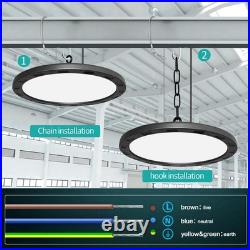 10 Pack 500W UFO LED High Bay Light Shop Industrial Commercial Factory Warehouse