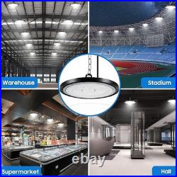 10 Pack 500W UFO LED High Bay Light Shop Industrial Commercial Factory Warehouse