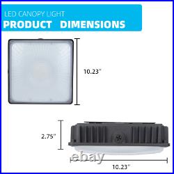 10 Pack 70W LED Canopy Light, Outdoor LED Parking Garage Lights, Low Bay Lighting