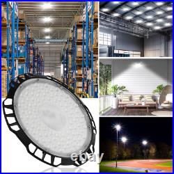 10 Pack 800W UFO LED High Bay Light Factory Warehouse Commercial Light Fixtures