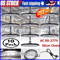 10 Pack 800W UFO LED High Bay Light Shop Industrial Commercial Factory Warehouse