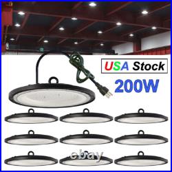 10 Pack Bright 200 Watt UFO Led Light for Commercial Factory Warehouse Shop GYM