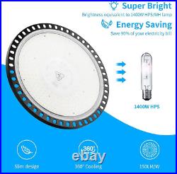 10 Pack LED High Bay Light 5000K 300W UFO High Bay Lights with US Plug Hanging