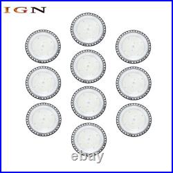 10 Pack LED Industrial Factory Commercial Shop Light UFO 100W High Bay Light