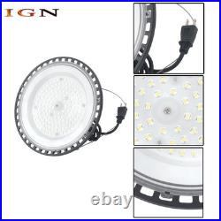 10 Pack LED Industrial Factory Commercial Shop Light UFO 100W High Bay Light 10 Pack LED Industrial Factory Commercial Shop Light UFO 100W High Bay Light