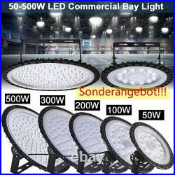 10 Pack UFO LED High Bay Light 500W 300W 200W 100W 50Watt Warehouse Shop Light