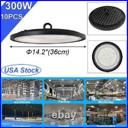 10 Pack UFO Led 300W High Bay Light Commercial Industrial Factory Warehouse Lamp