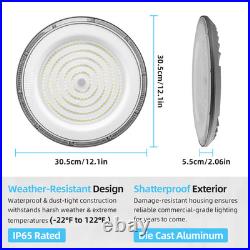 10 Pcs 300W UFO Led High Bay Light Commercial Industrial Warehouse Garage Light