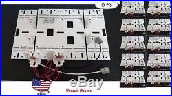10 Pre-wired Retrofit Conversion Kit for 8' 2Bulb T12 Light Strip To 4' T8 4Lamp