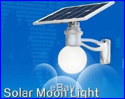 10-Solar Moon LED Security Yard Light 1200 Lms withRemote Controls & Motion Sensor