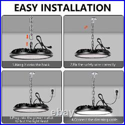 10pcs LED 300W UFO High Bay Lights Shop Lights GYM Factory Warehouse Industrial