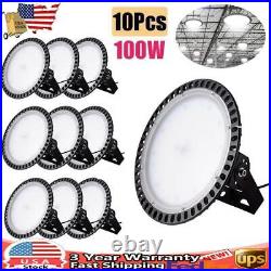 10pcs UFO LED High Bay Light 100W Gym Factory Warehouse Industrial Shed Lighting