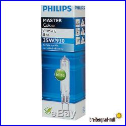 10x Philips Master Colour CDM-TC 35 Watt G8.5 930 Elite WDL HCI-TC HQI HCI