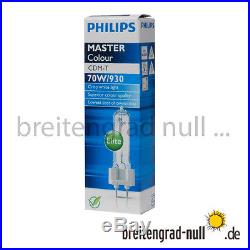 10x Philips Master Colour ELITE HCI-T CDM-T 70 Watt WDL G12 930 für HQI HCI