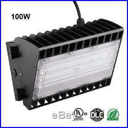 11,000LM Commercial LED Wall Pack Light IP65 Outdoor Building Mounted Light 100W