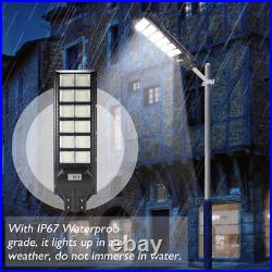 1200W LED Solar Lights Motion Sensor Flood Lamp Outdoor Street Wall Yard Garden