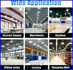 1200W MH/HPS Equiv. 300W 45000lm UFO LED Shop High Bay Barn GYM Lights Dimmable