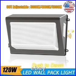 120W Adjustable 3000K 4000K 5000K Outdoor Wall Pack Lights Fixture Dusk to Dawn 120W Adjustable 3000K 4000K 5000K Outdoor Wall Pack Lights Fixture Dusk to Dawn