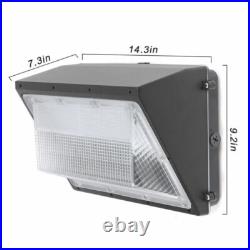 120W LED Wall Pack Lamp 5000K Dust to Dawn Commercial Outdoor Security Lighting